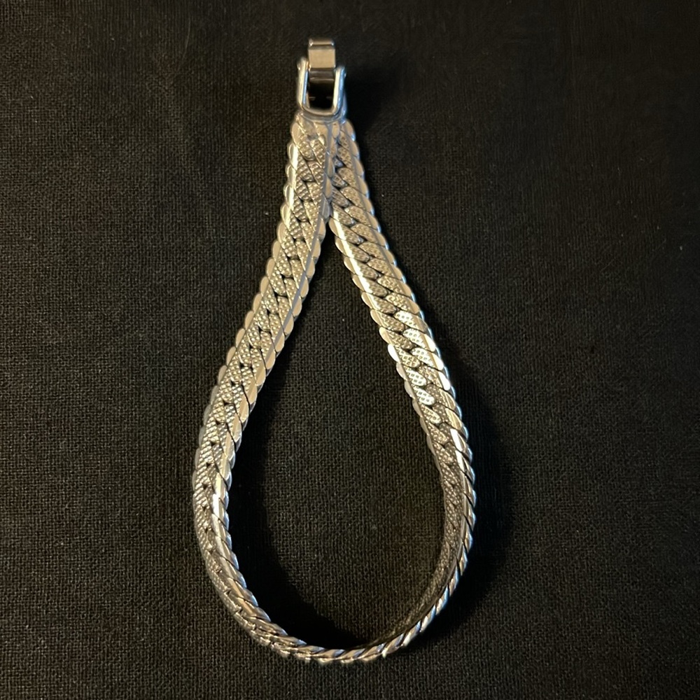 Shiny Silver Tone Bracelet